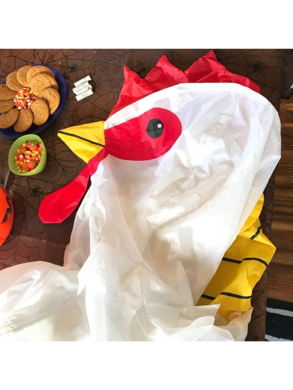 Kids chicken funny inflatable costume 6-10 years S